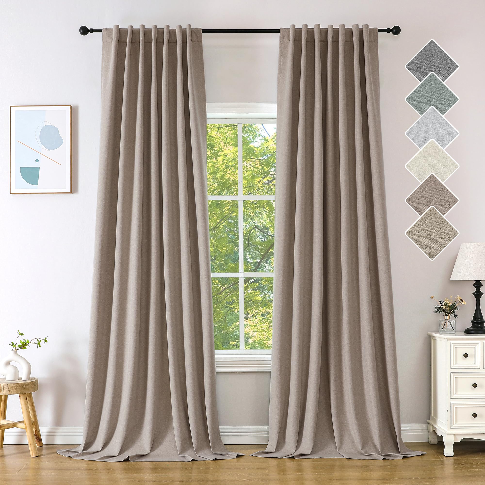 3 Best Taupe Curtains