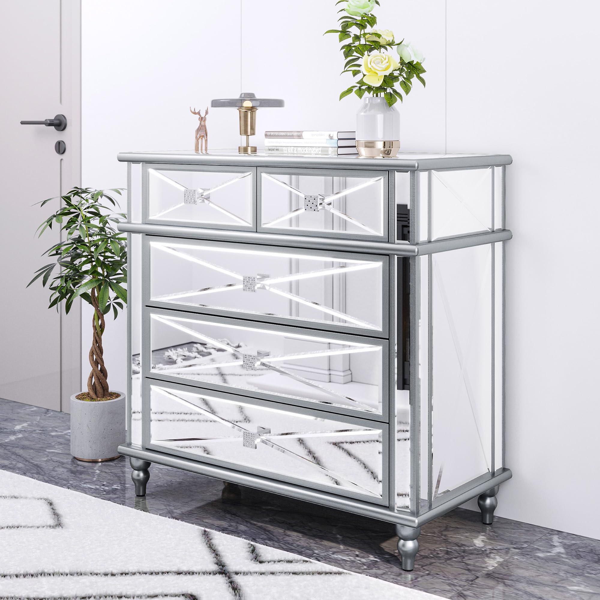 4 Best Mirrored Furniture