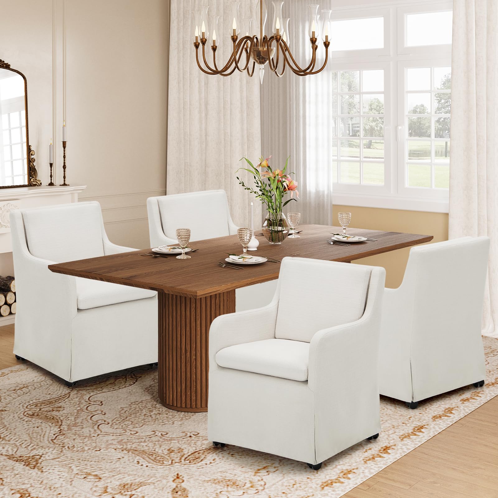 4 Best Slipcovered Dining Chairs