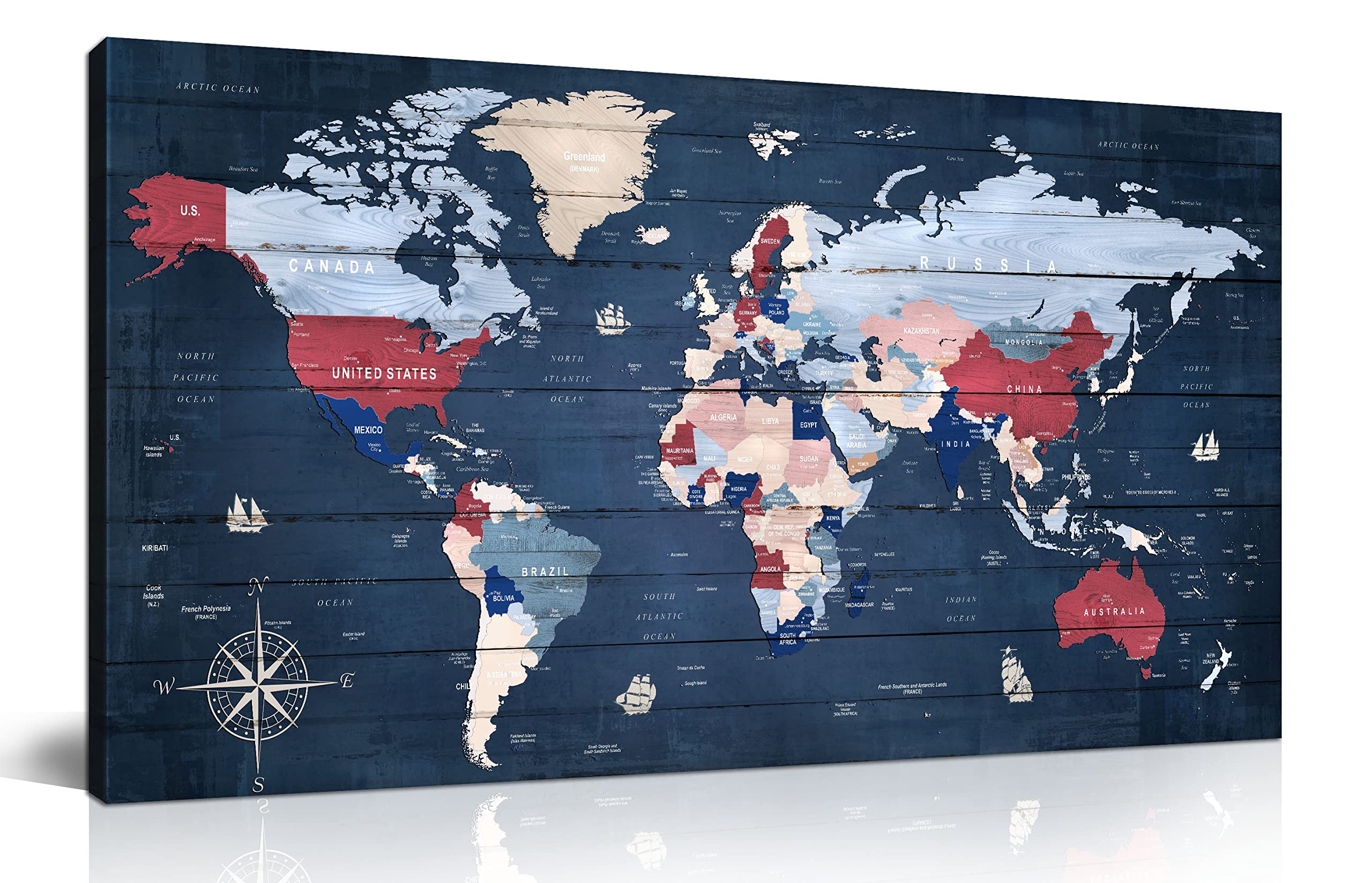 5 Best Map Wall Art