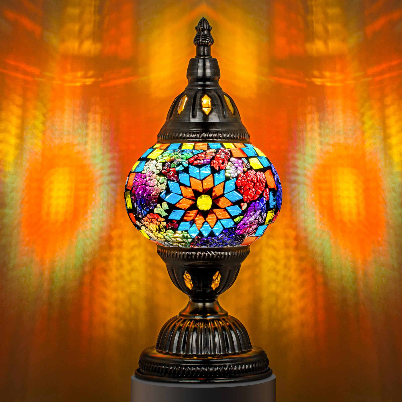 5 Best Mosaic Glass Bedside Lamps