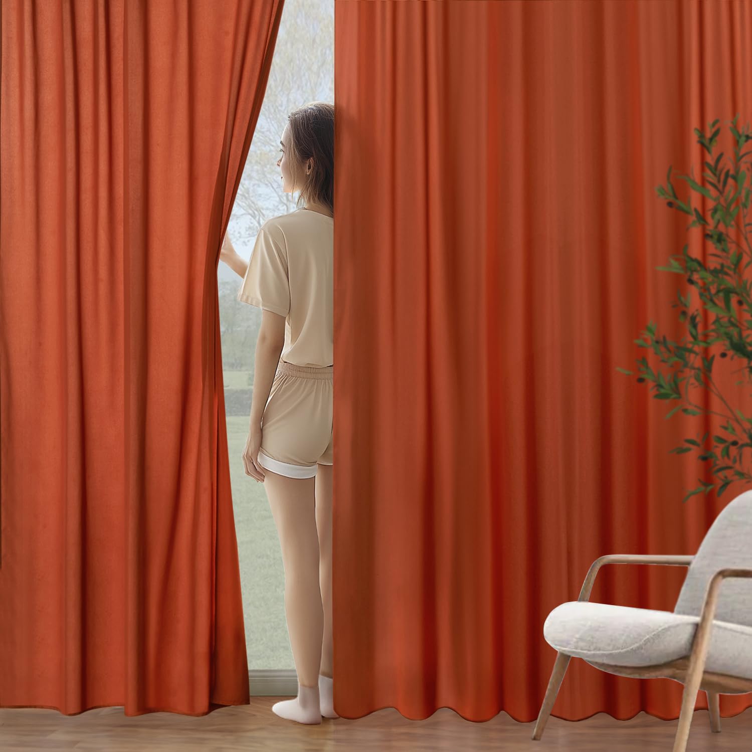 5 Best Orange Curtains