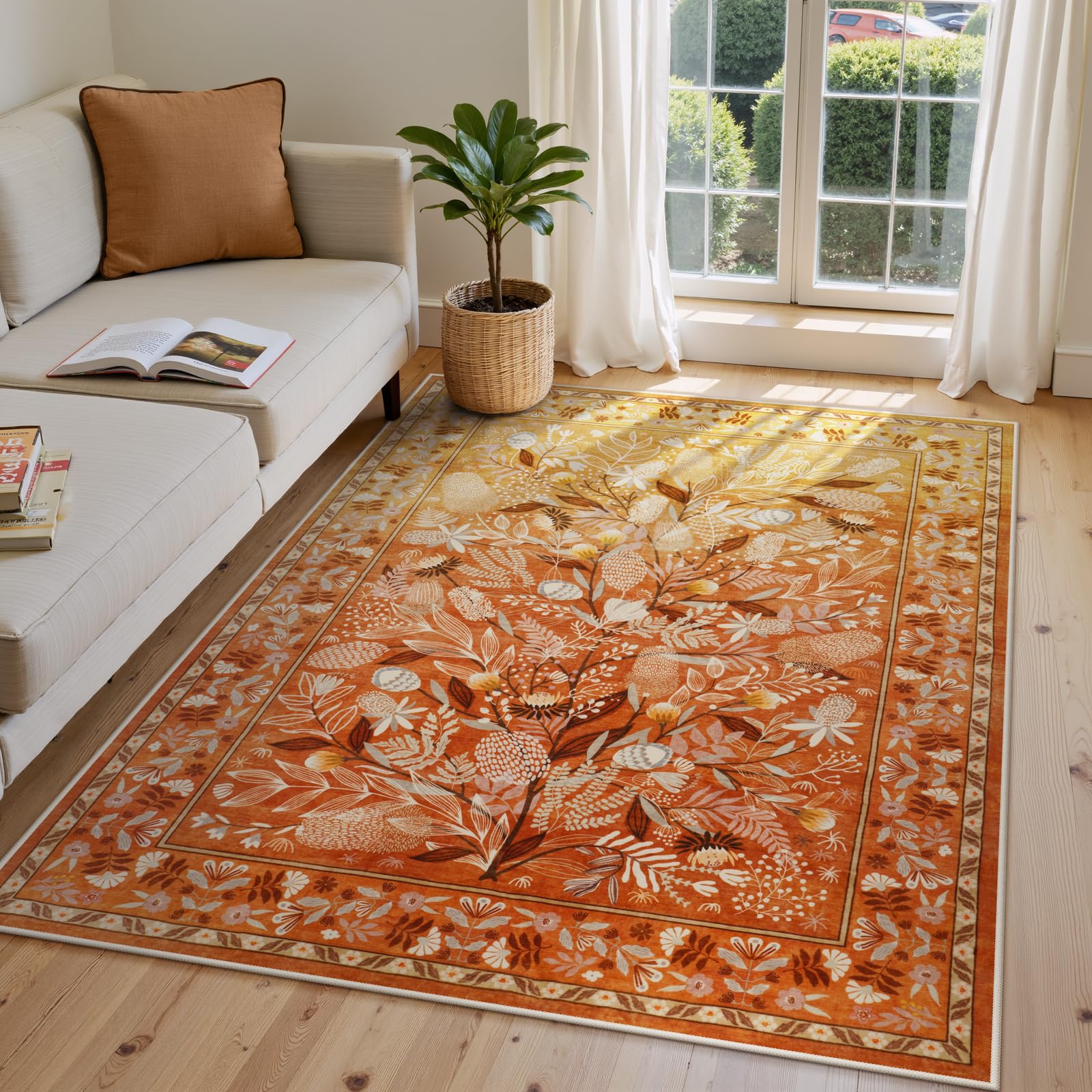 5 Best Orange Rugs