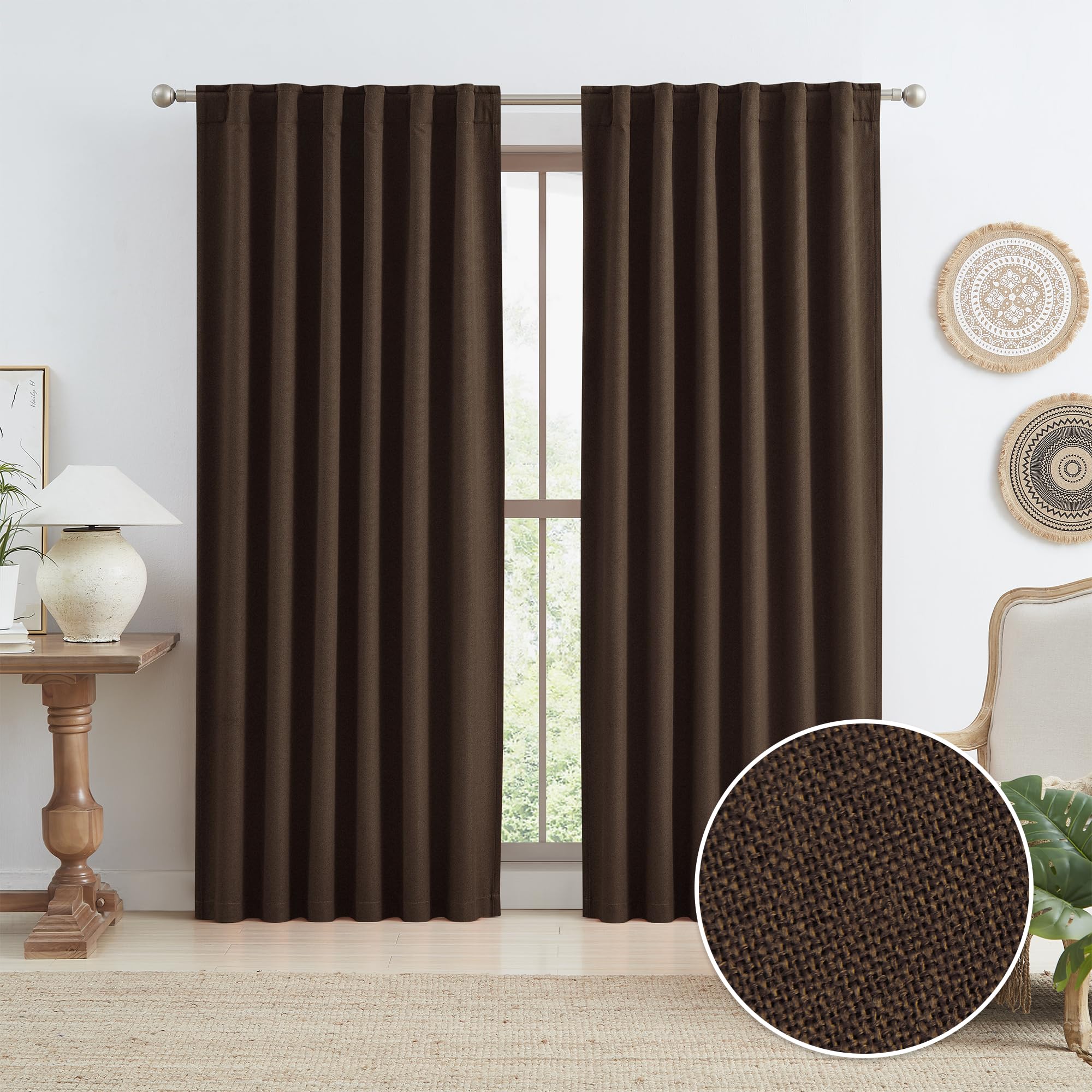 6 Best Chocolate Brown Curtains