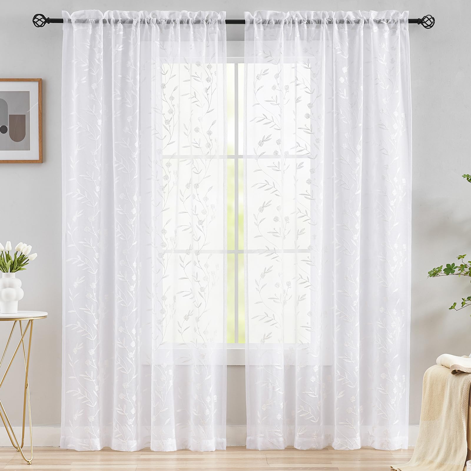 6 Best Embroidery Curtains