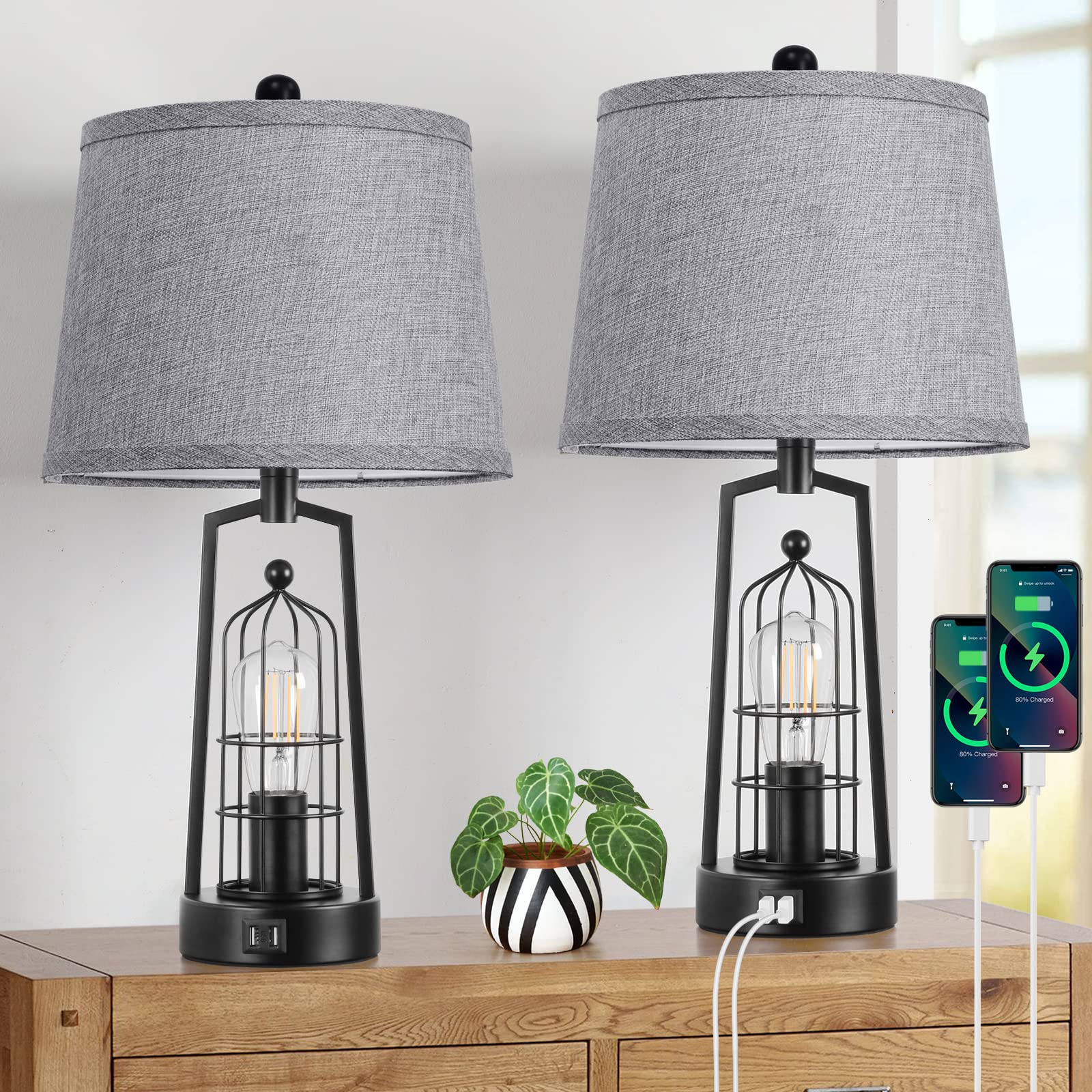 6 Best Gray Table Lamps