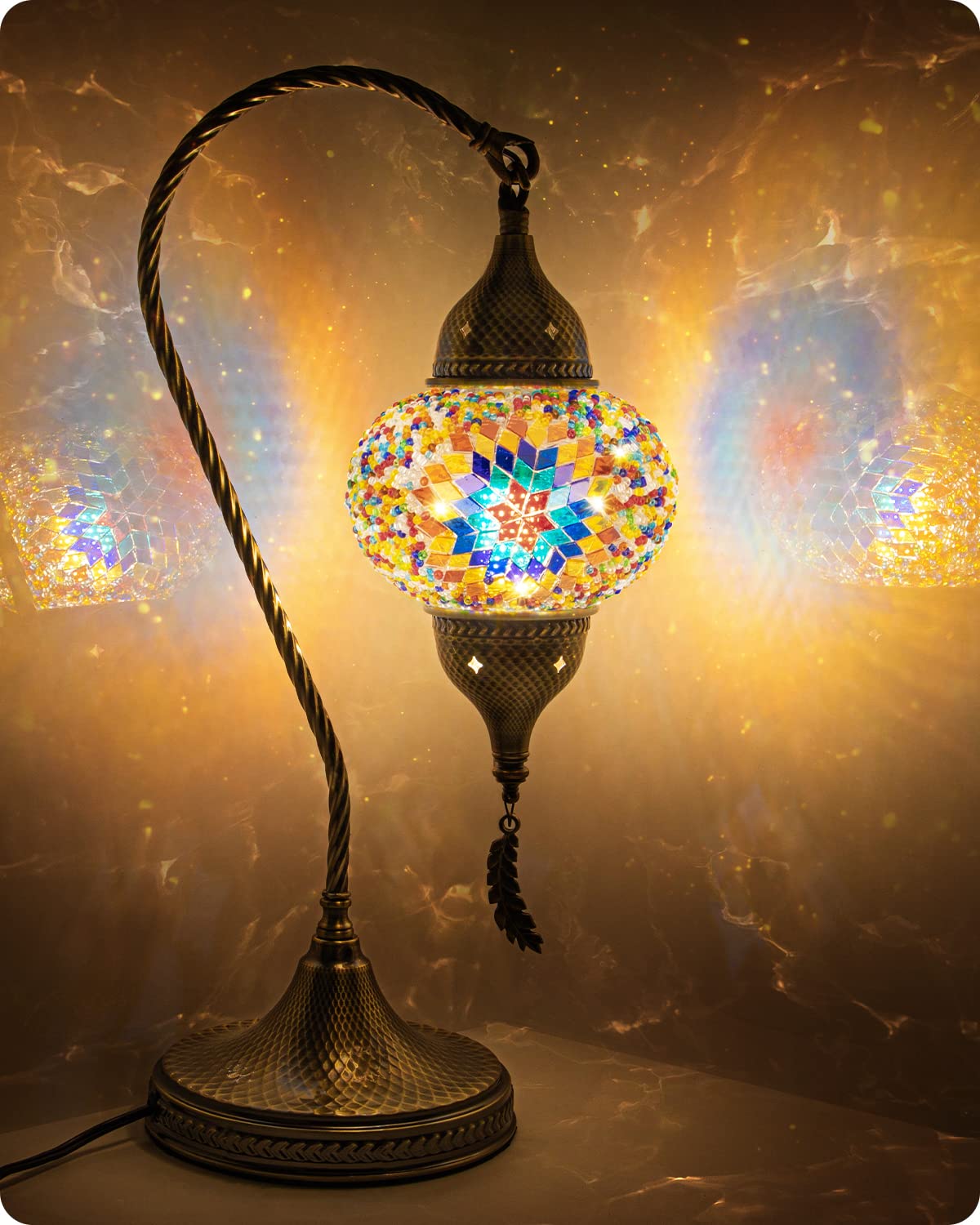 6 Best Handmade Swan Neck Tiffany Lamps