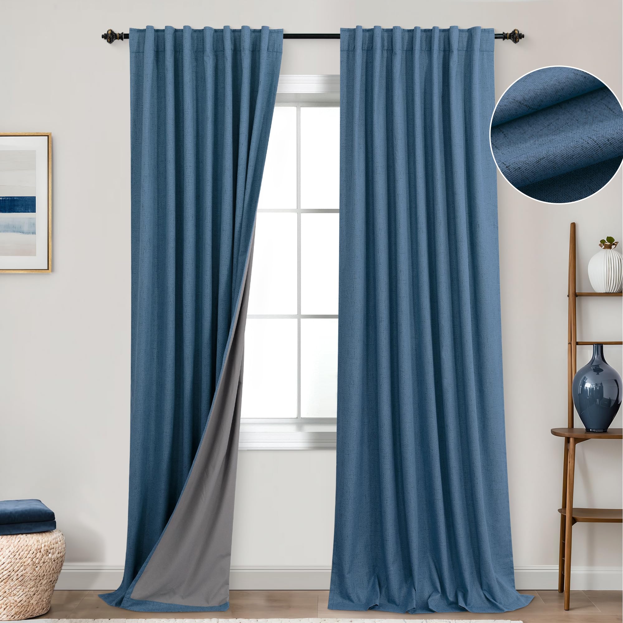 7 Best Denim Blue Curtains