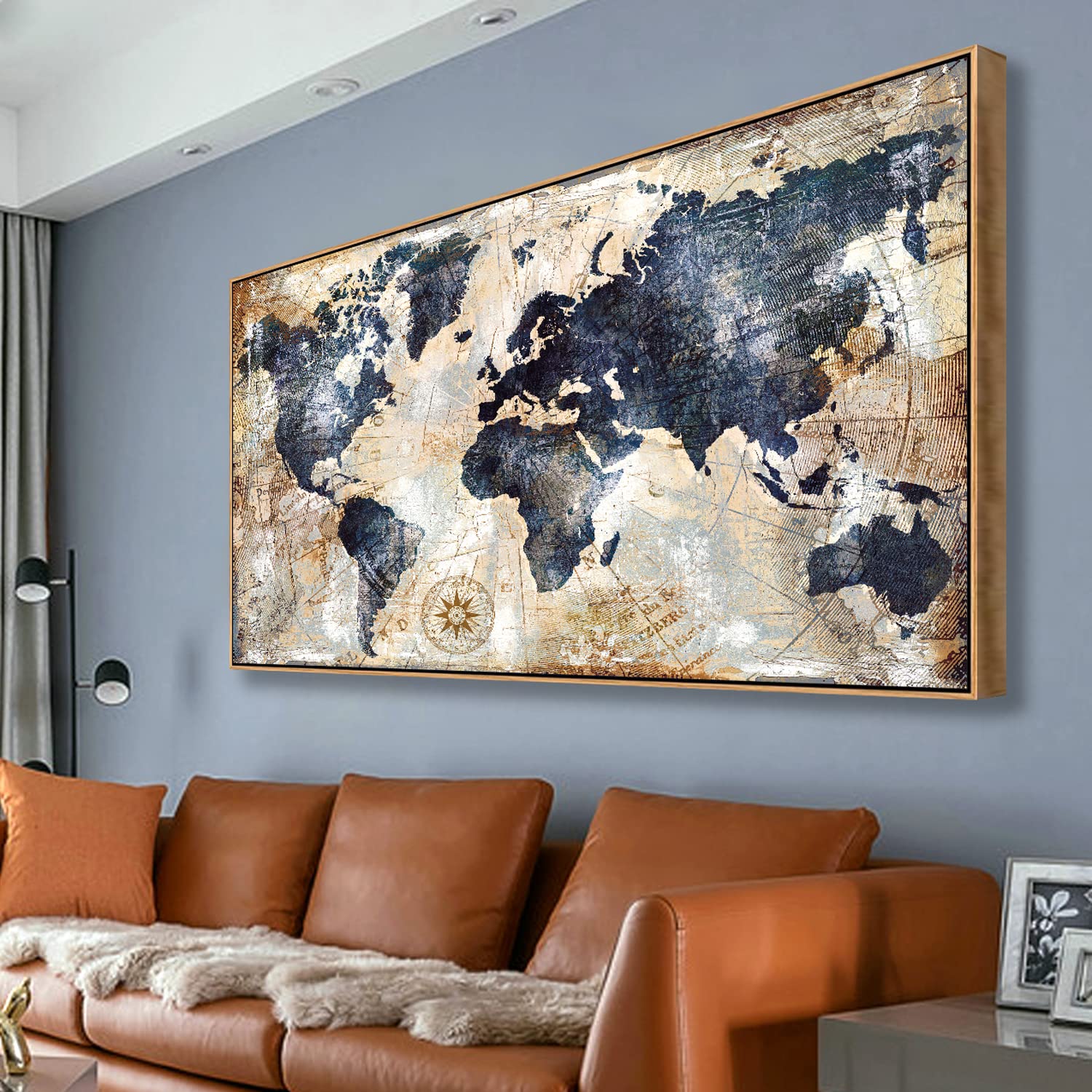 7 Best Map Wall Art