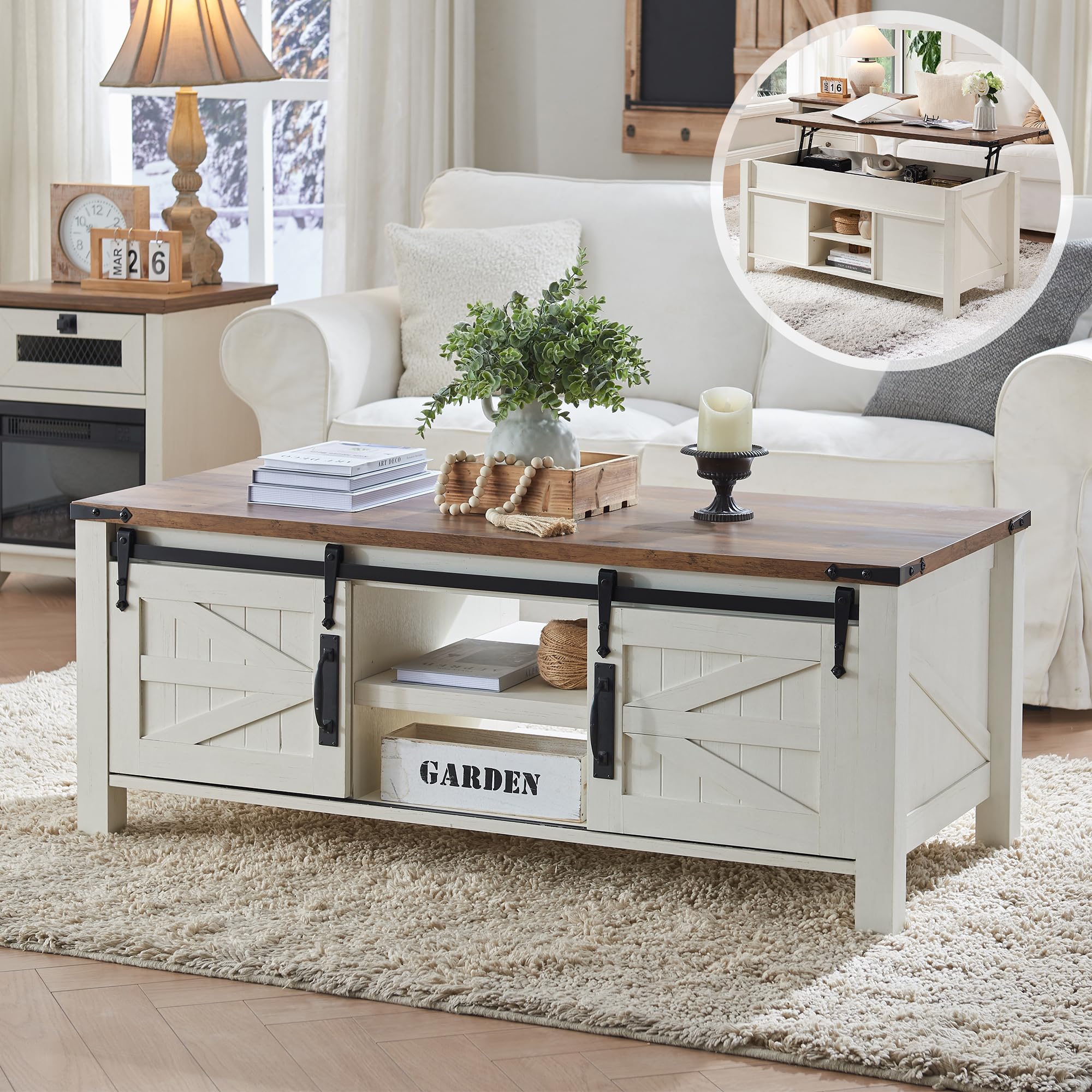 8 Best Farmhouse Coffee Tables