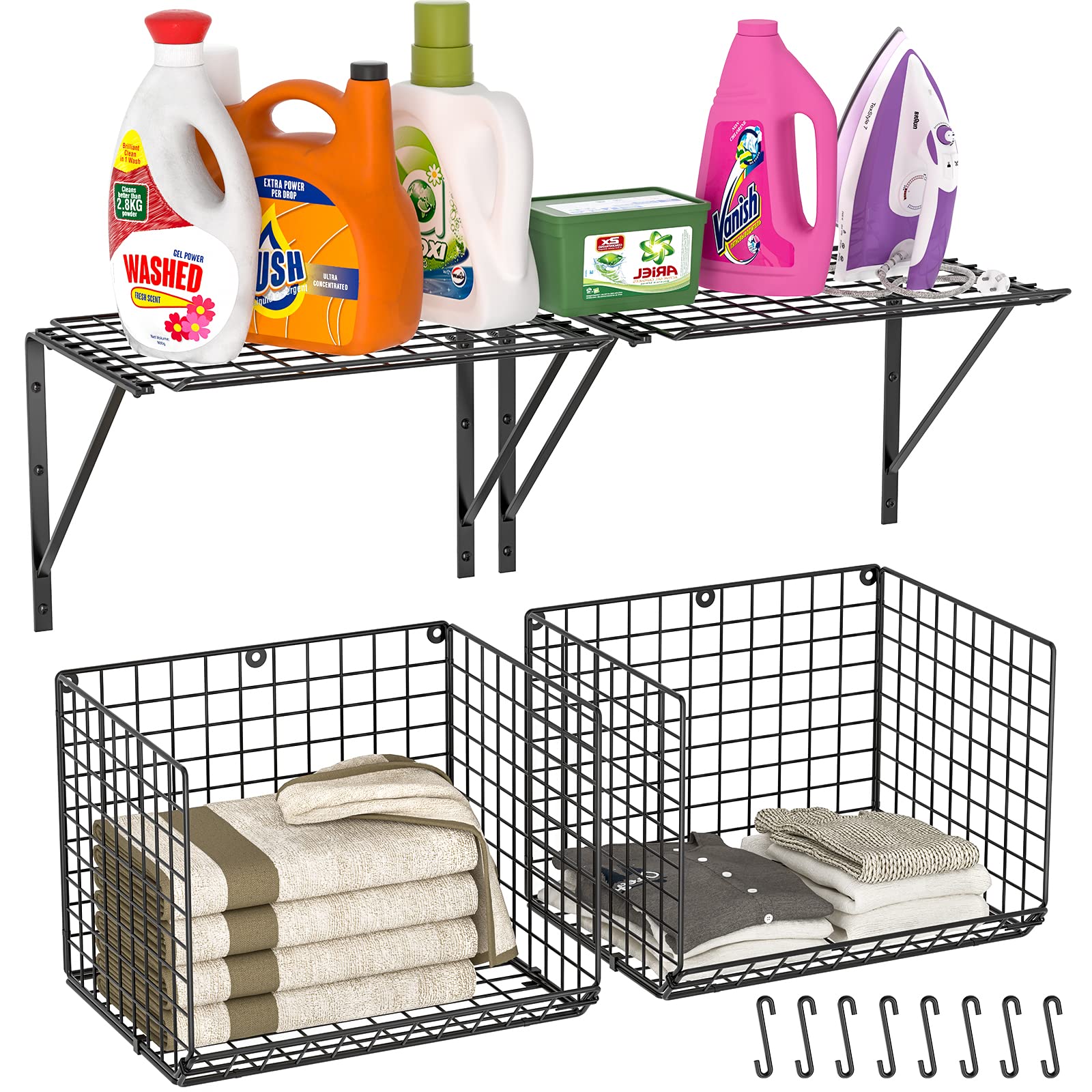 8 Best Laundry Room Shelves