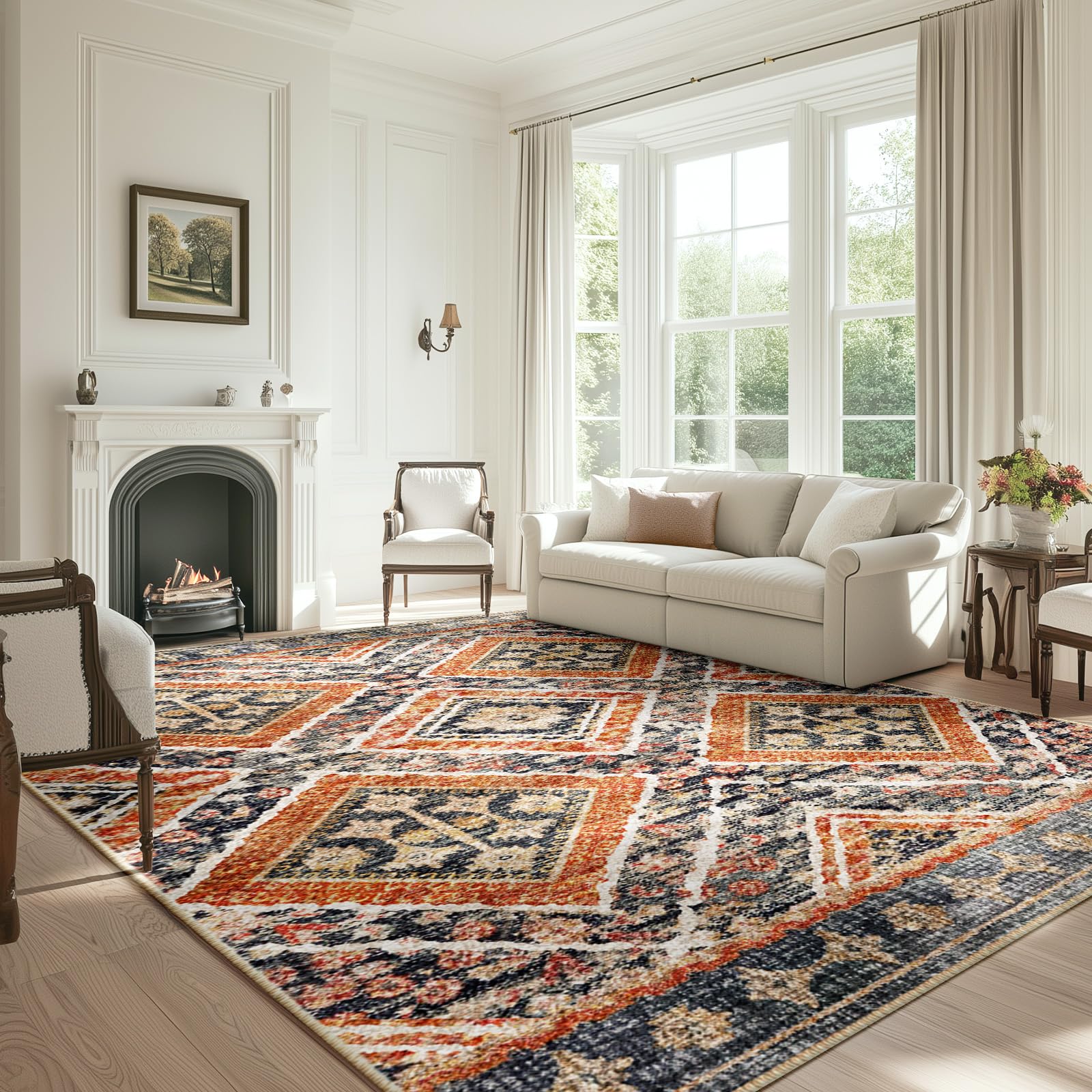 9 Best Orange Rugs