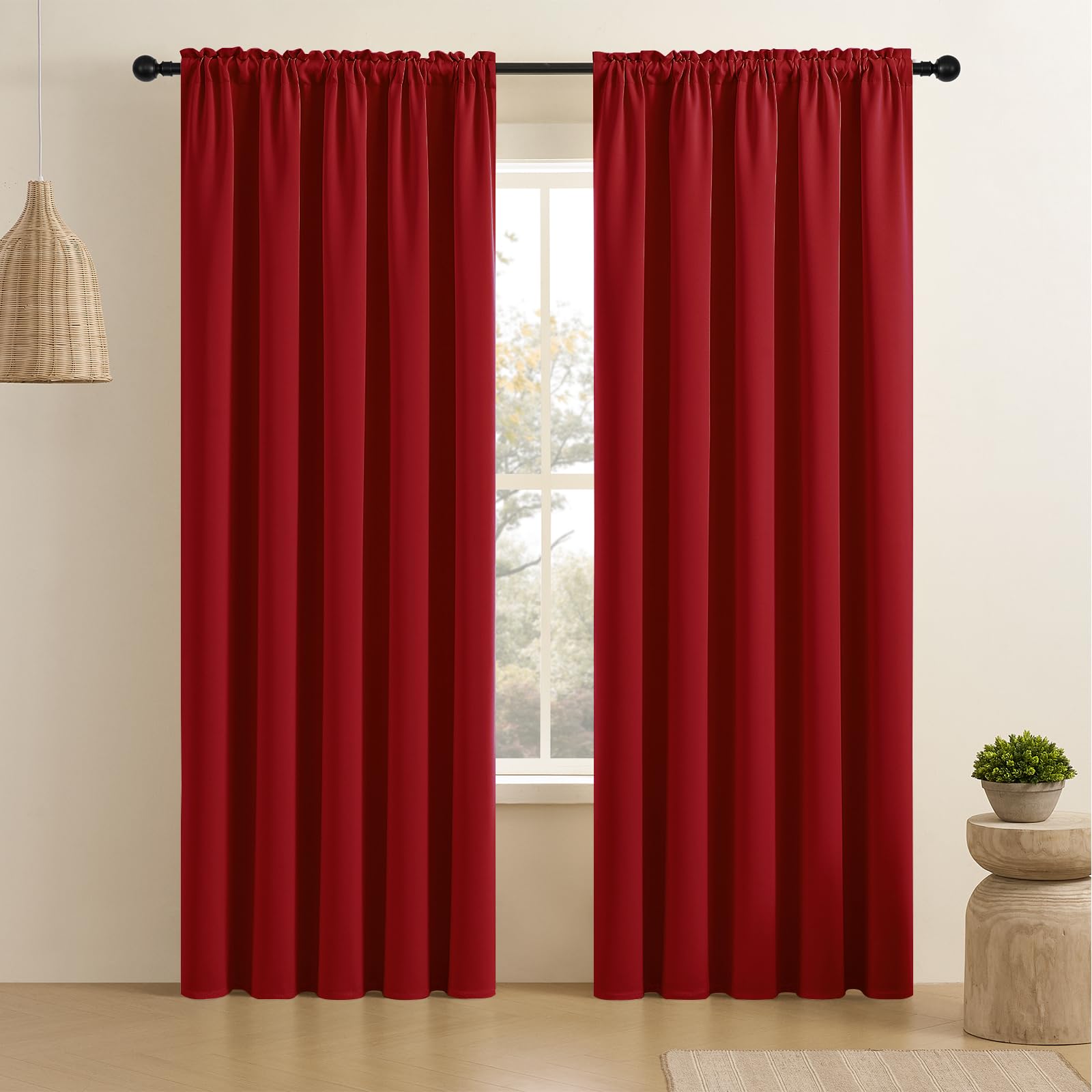 9 Best Red Curtains