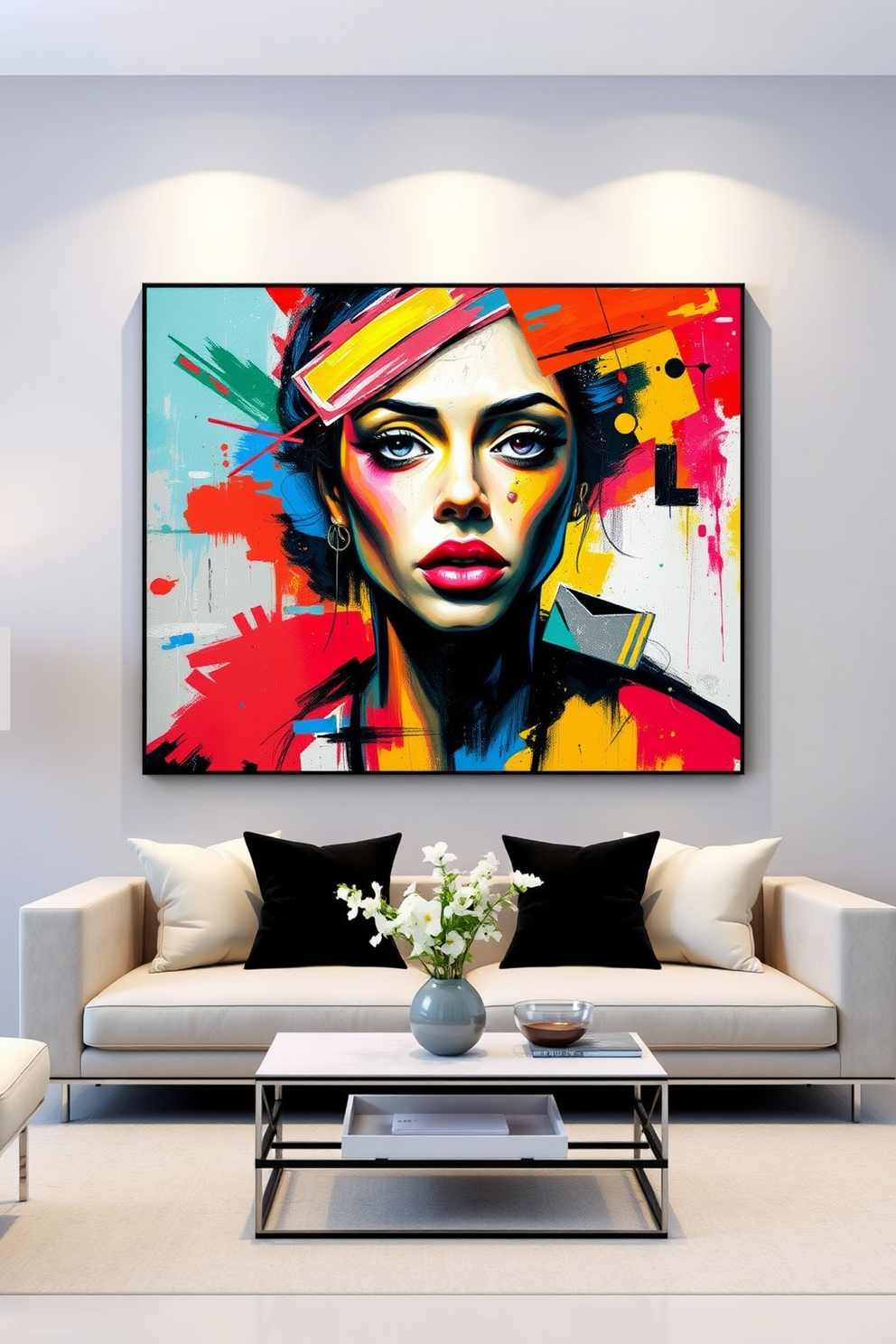 Abstract Art Wall Painting Ideas 12