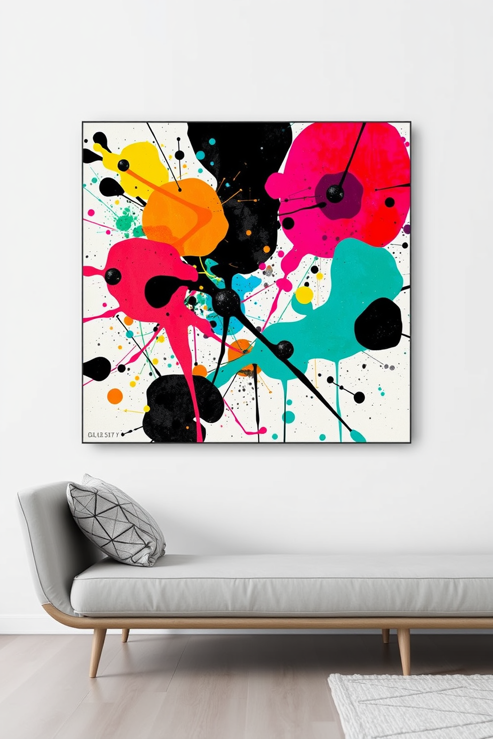 Abstract Art Wall Painting Ideas 18