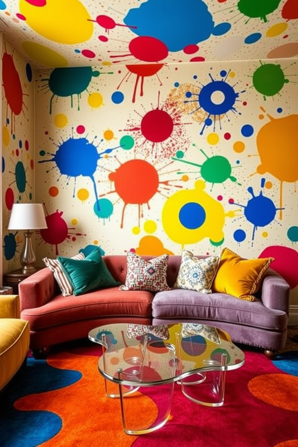 Abstract Wallpaper Decorating Ideas 18