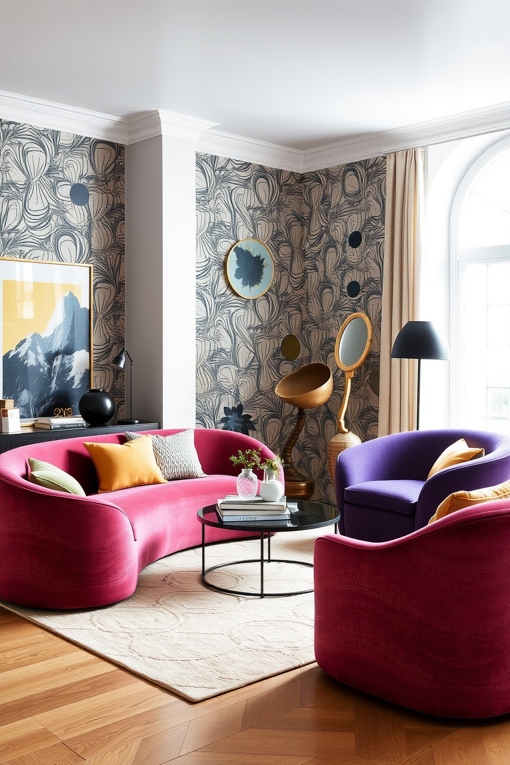 Abstract Wallpaper Decorating Ideas 28