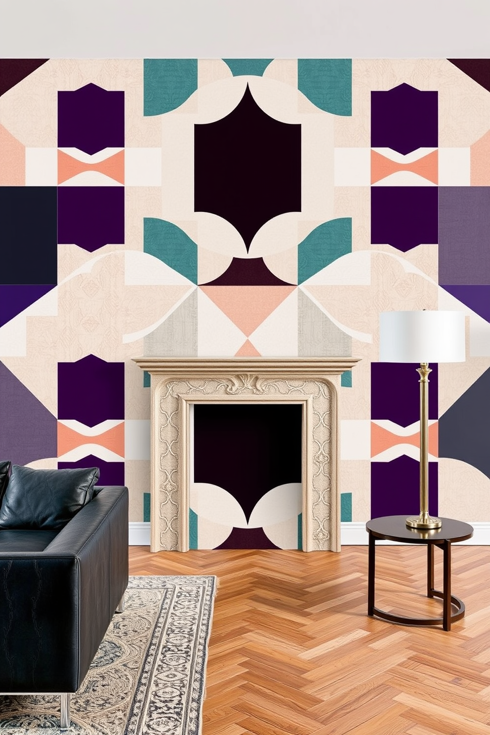 Abstract Wallpaper Decorating Ideas 29