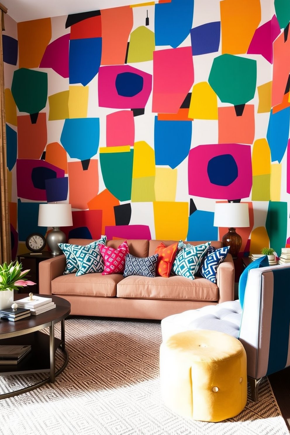 Abstract Wallpaper Decorating Ideas 8