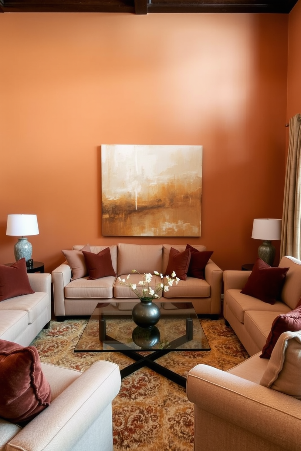 Amber Wall Painting Ideas 1