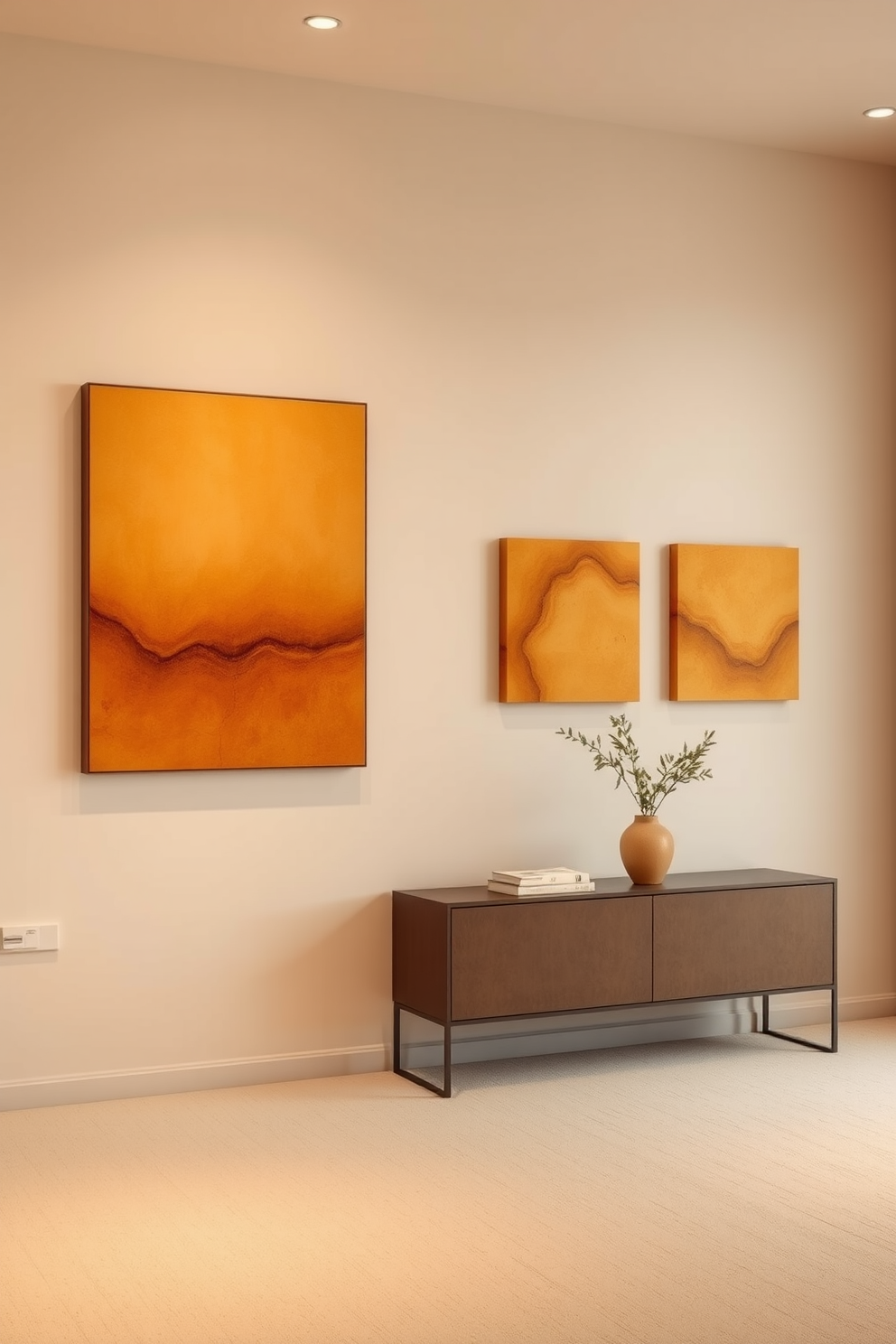 Amber Wall Painting Ideas 12