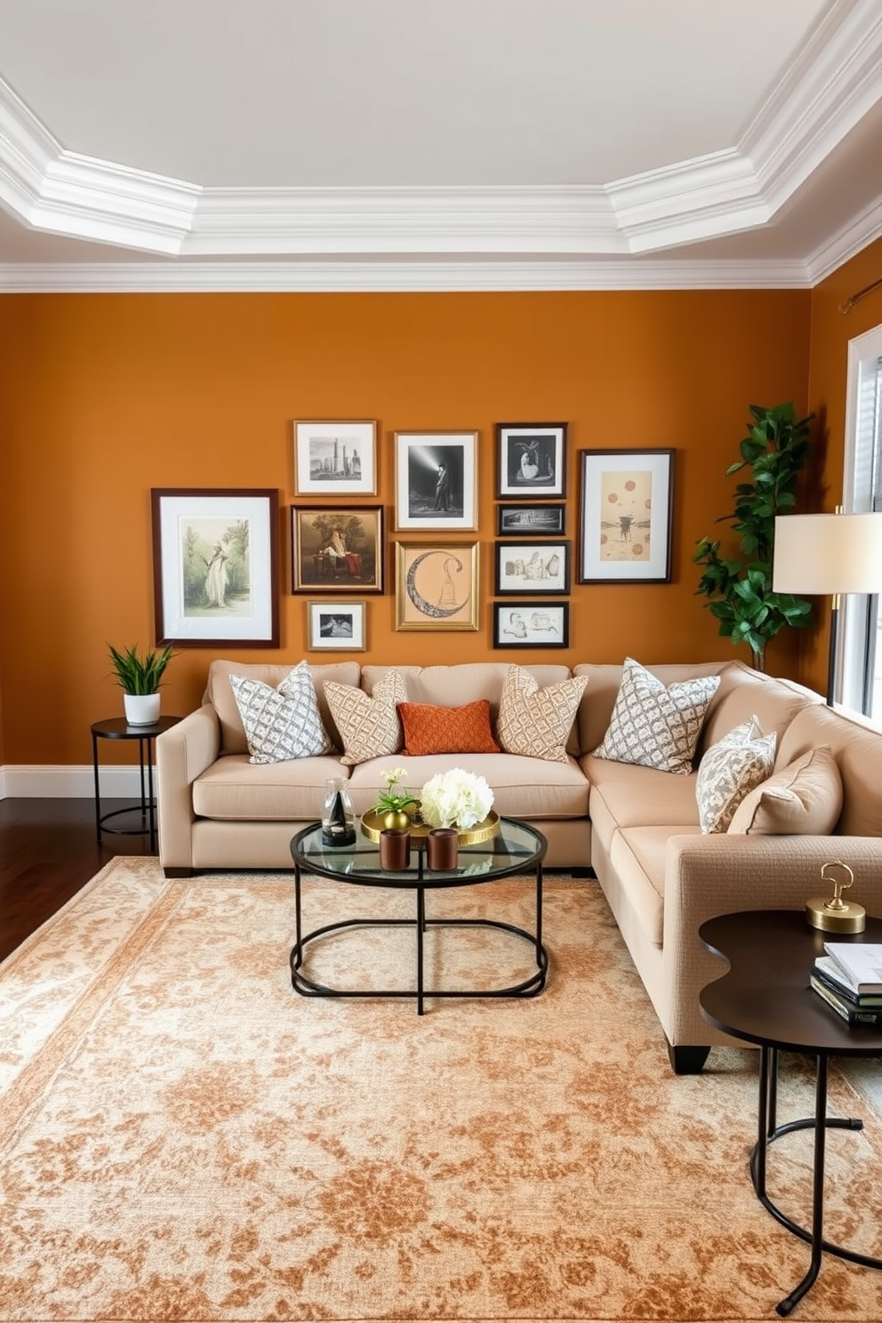 Amber Wall Painting Ideas 2