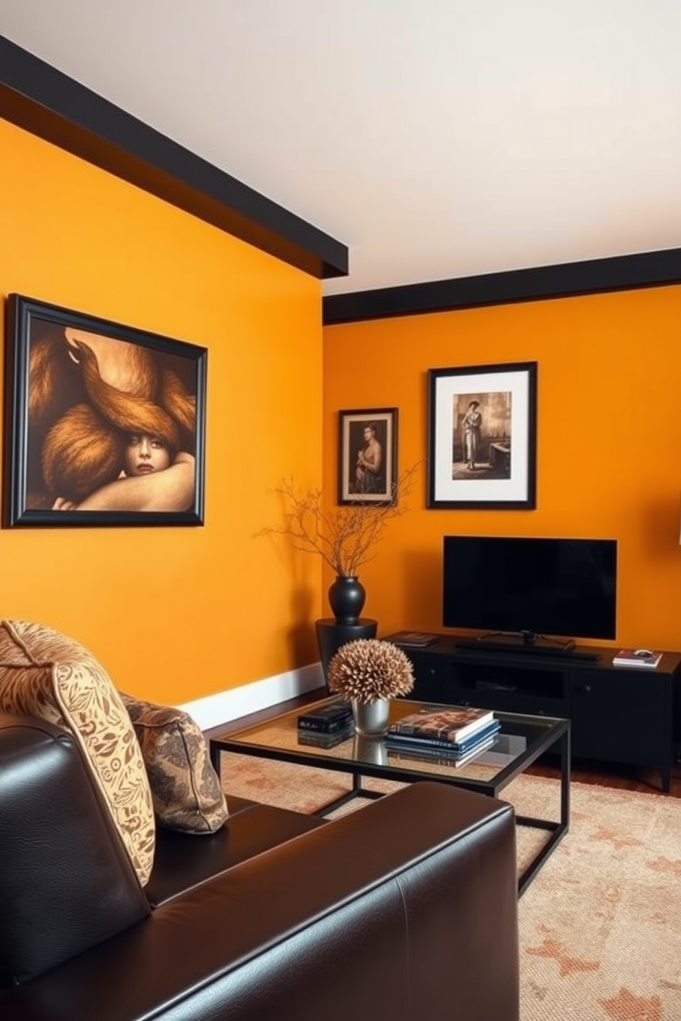 Amber Wall Painting Ideas 5