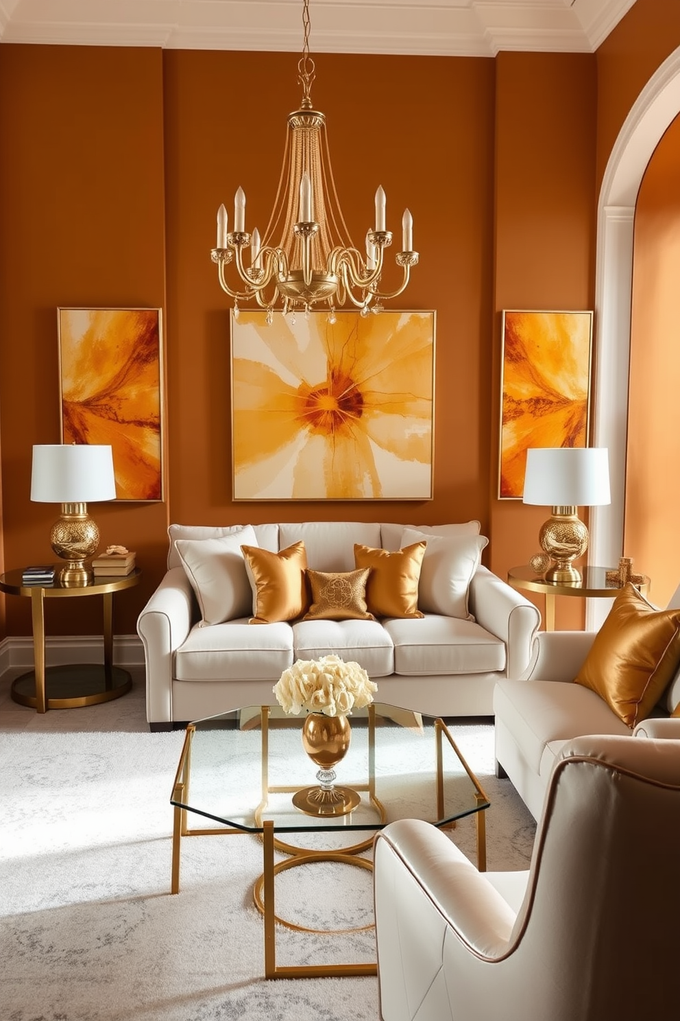 Amber Wall Painting Ideas 8