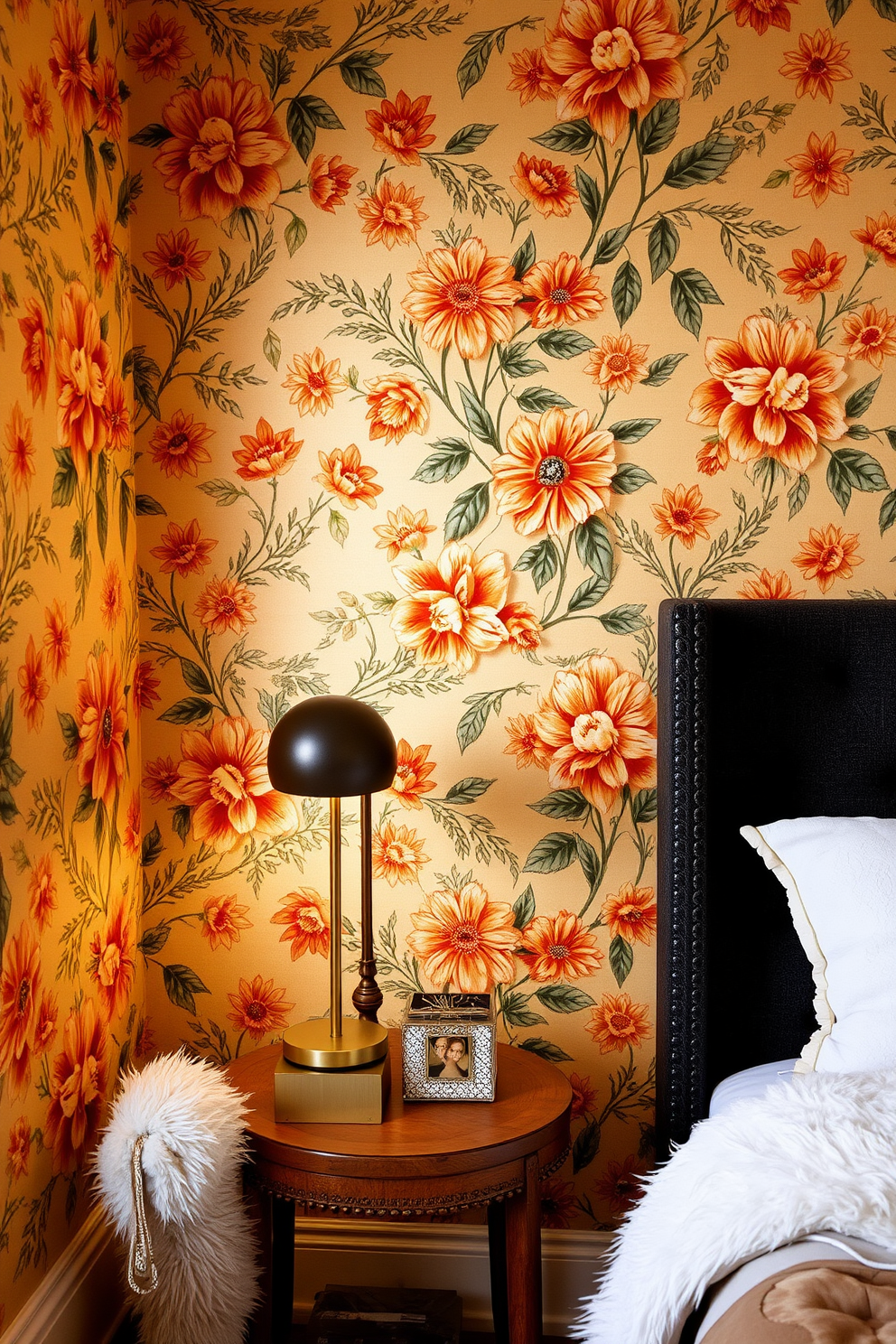 Amber Wallpaper Decorating Ideas 1