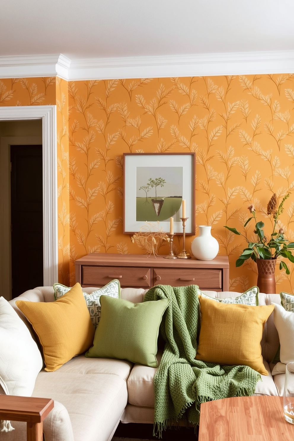 Amber Wallpaper Decorating Ideas 12