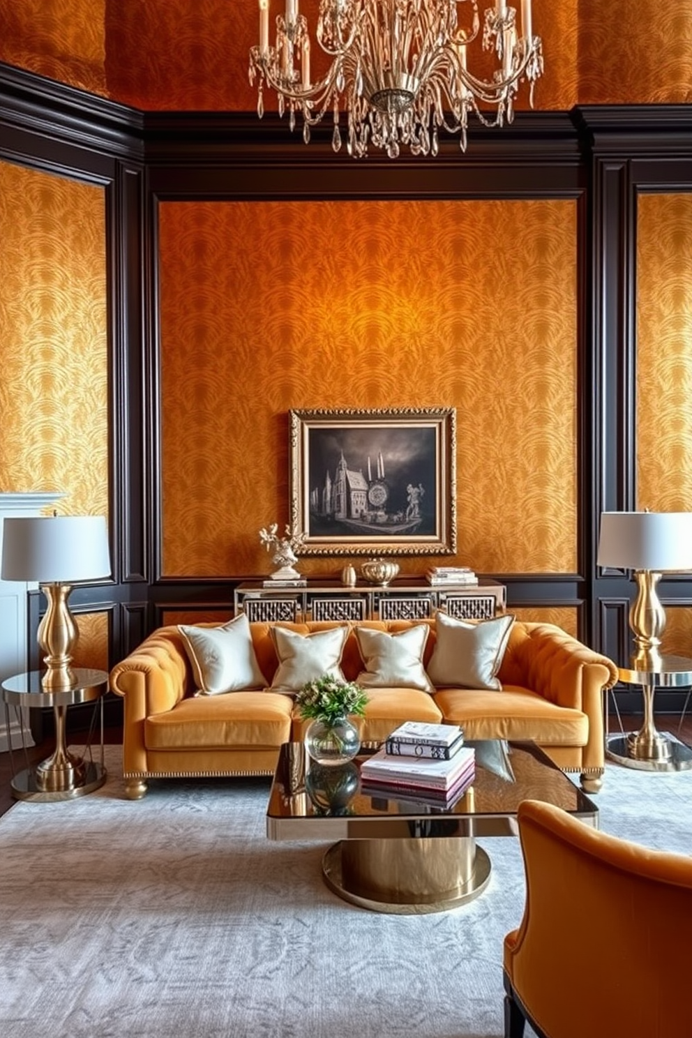 Amber Wallpaper Decorating Ideas 19