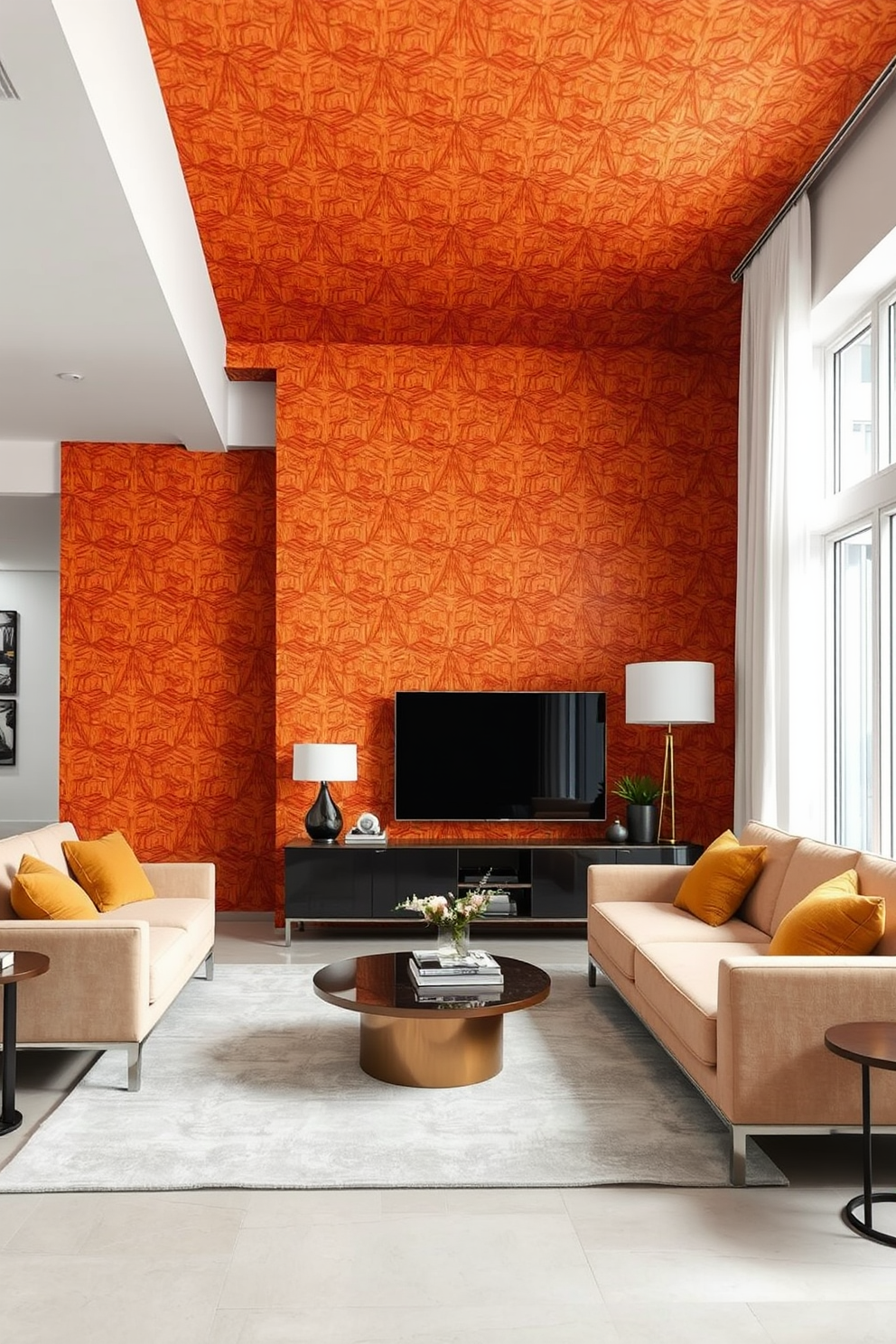 Amber Wallpaper Decorating Ideas 2