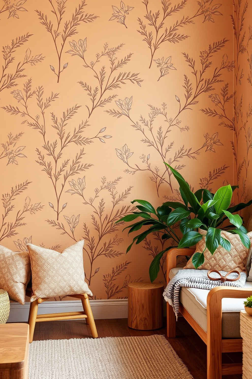 Amber Wallpaper Decorating Ideas 25