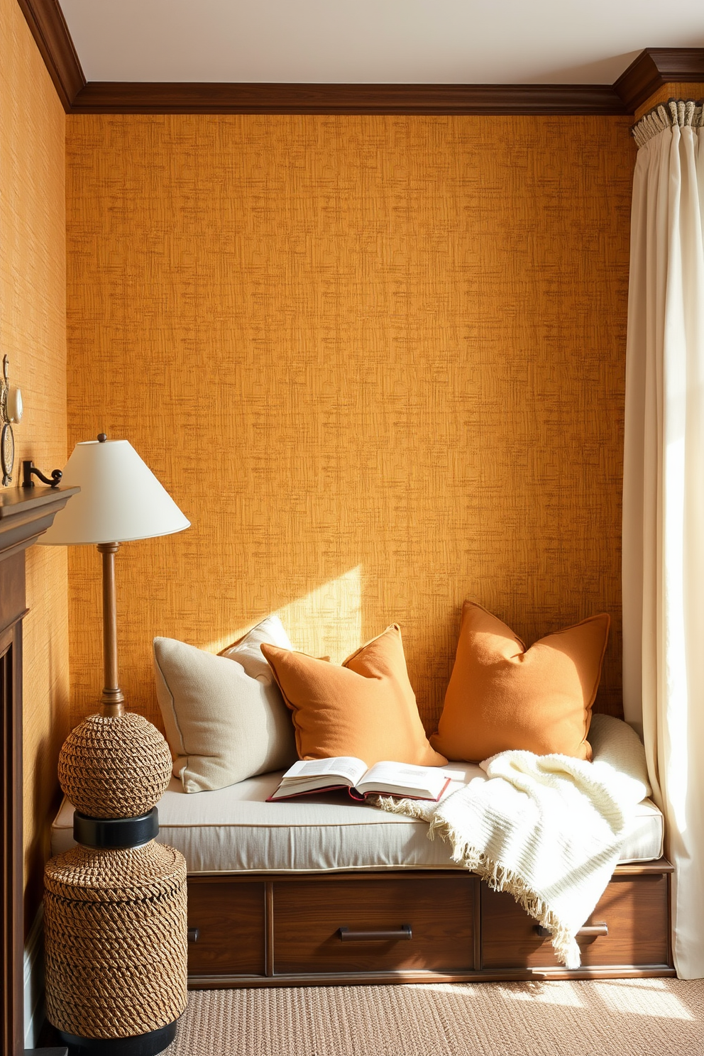 Amber Wallpaper Decorating Ideas 29