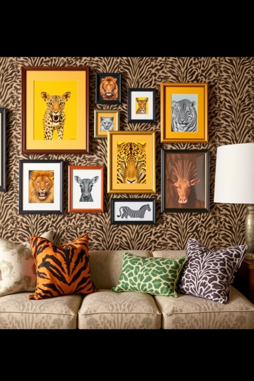 Animal Print Wallpaper Decorating Ideas 15