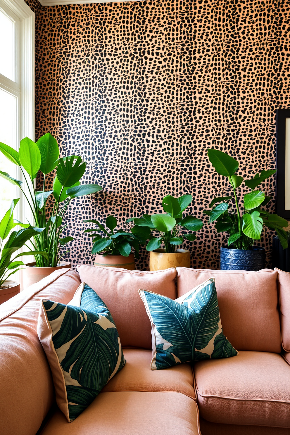 Animal Print Wallpaper Decorating Ideas 24