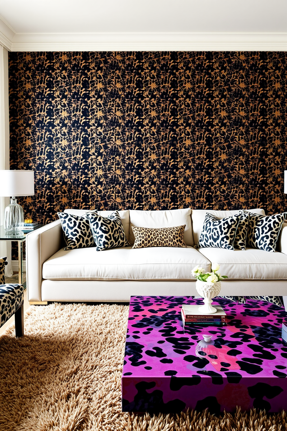 Animal Print Wallpaper Decorating Ideas 28