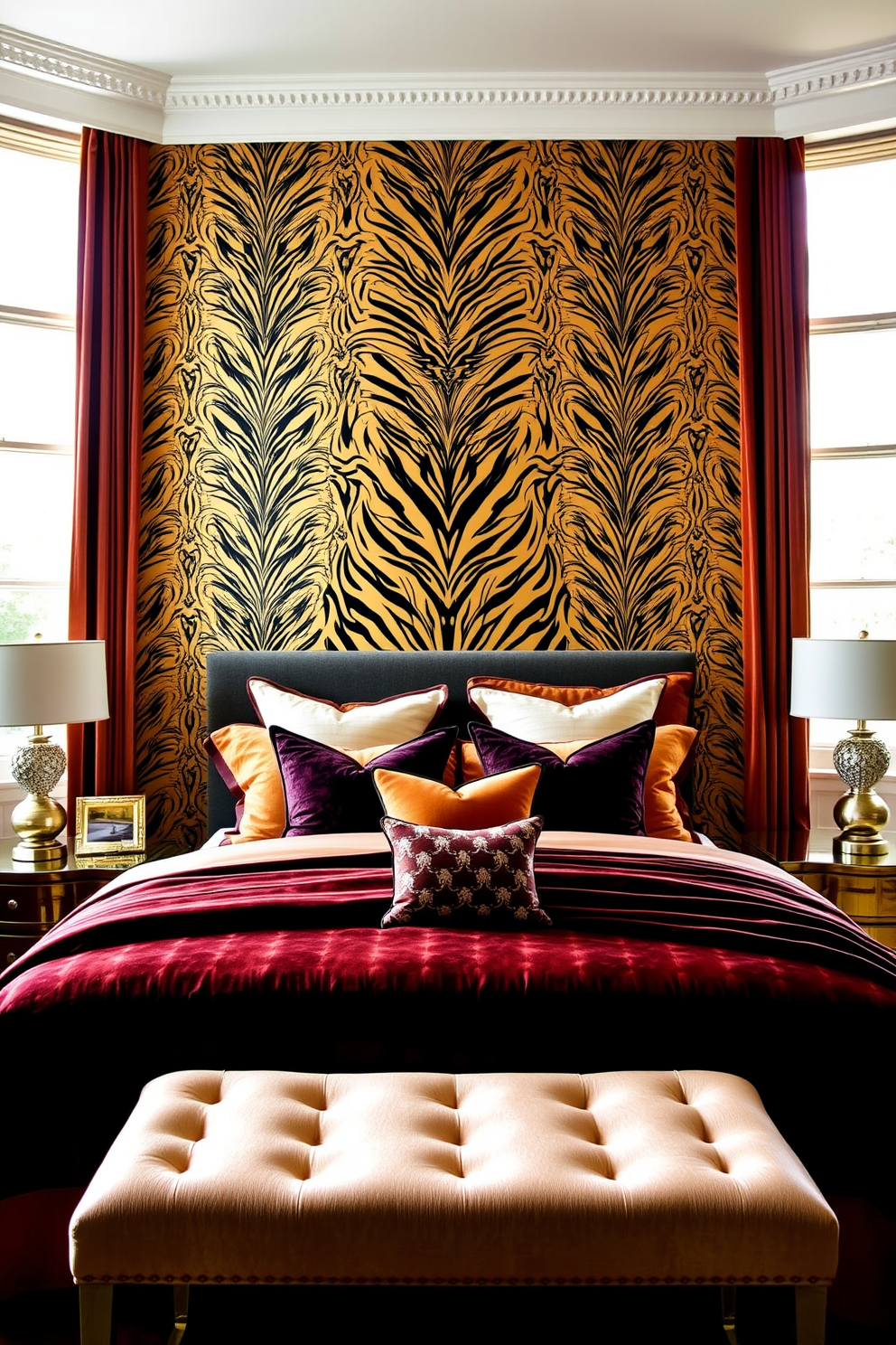 Animal Print Wallpaper Decorating Ideas 3