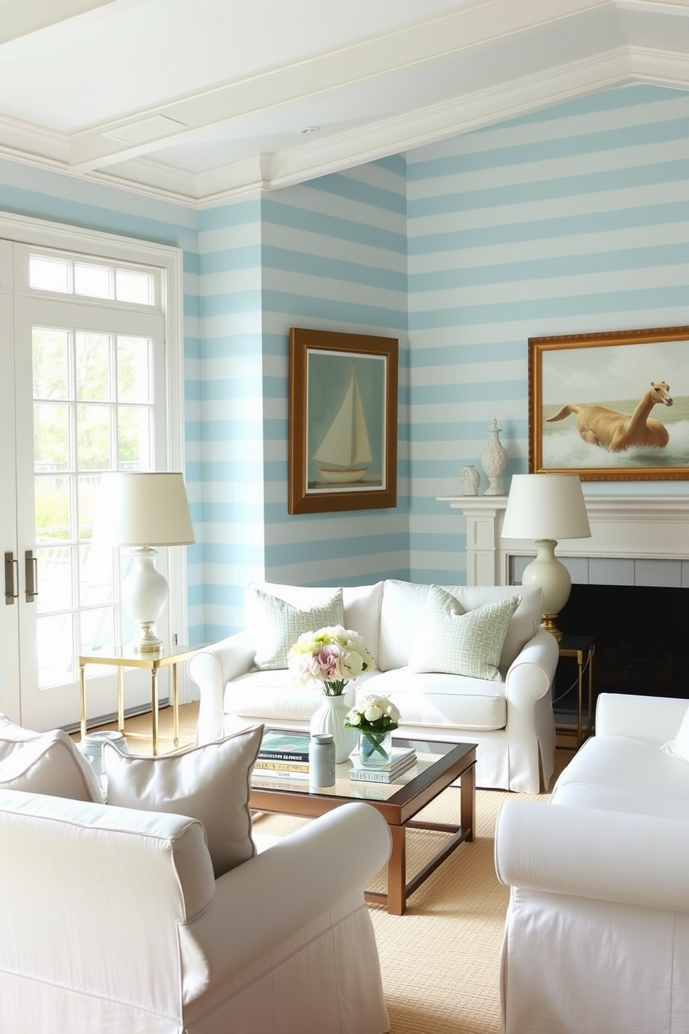 Aqua Wallpaper Decorating Ideas 13