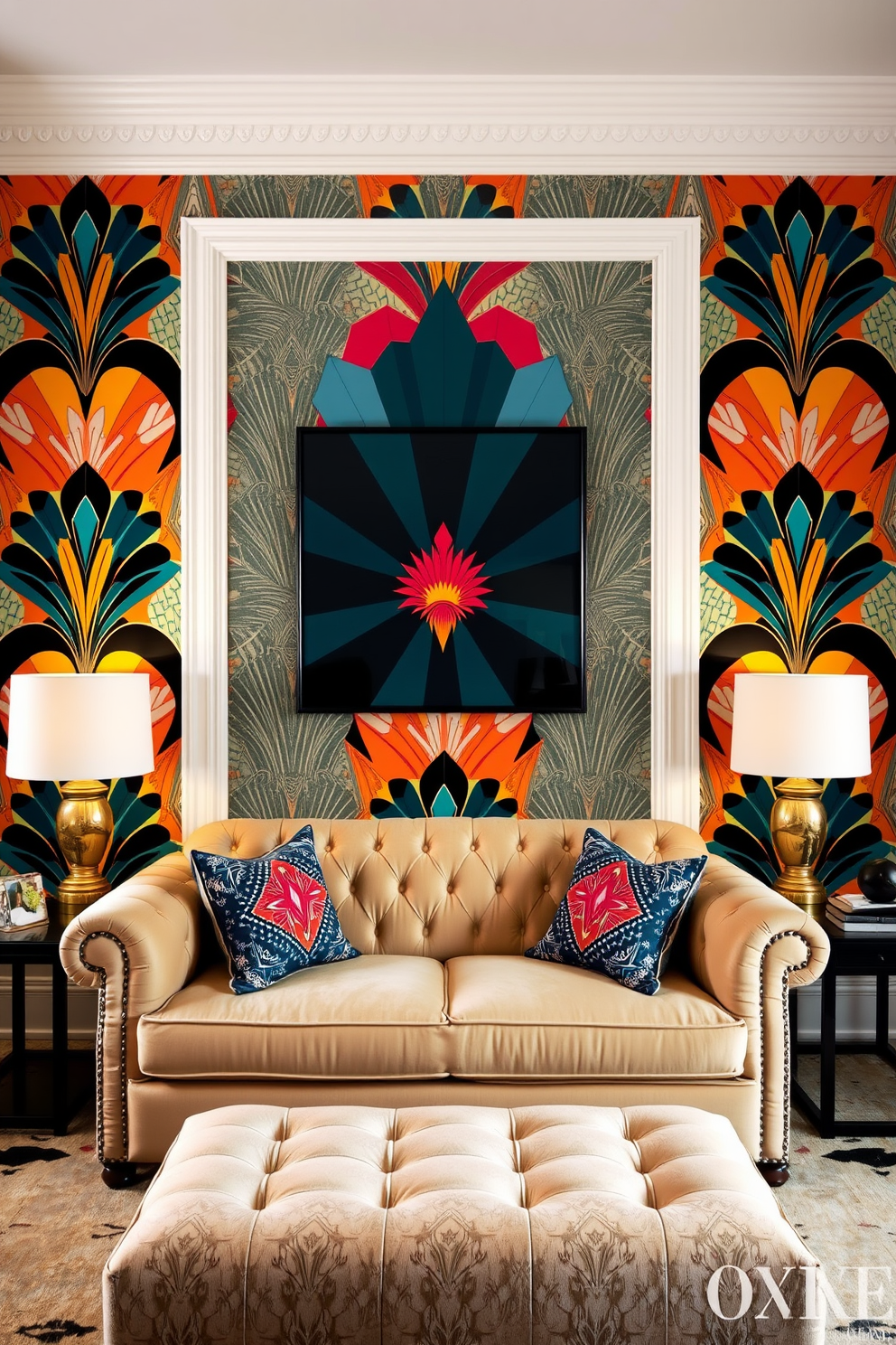 Art Deco Wallpaper Decorating Ideas 1