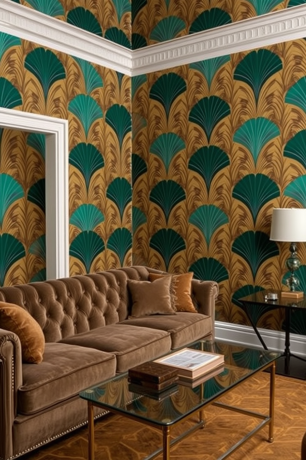 Art Deco Wallpaper Decorating Ideas 11