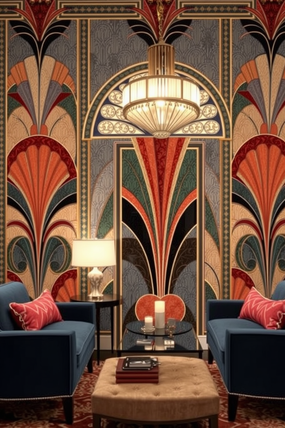 Art Deco Wallpaper Decorating Ideas 15