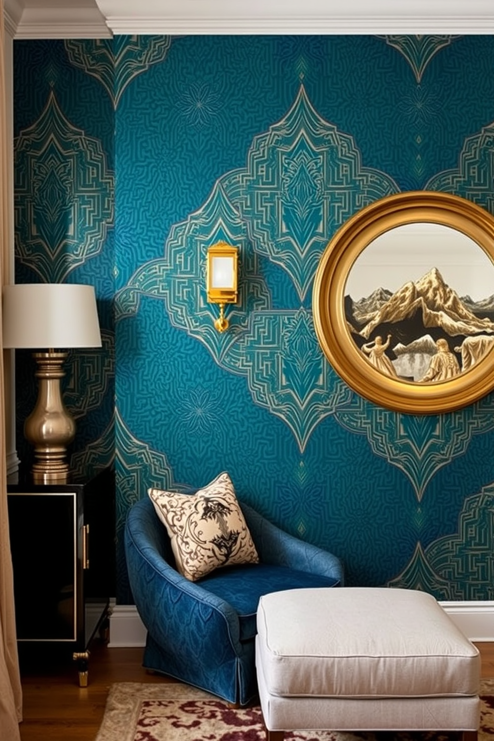 Art Deco Wallpaper Decorating Ideas 19