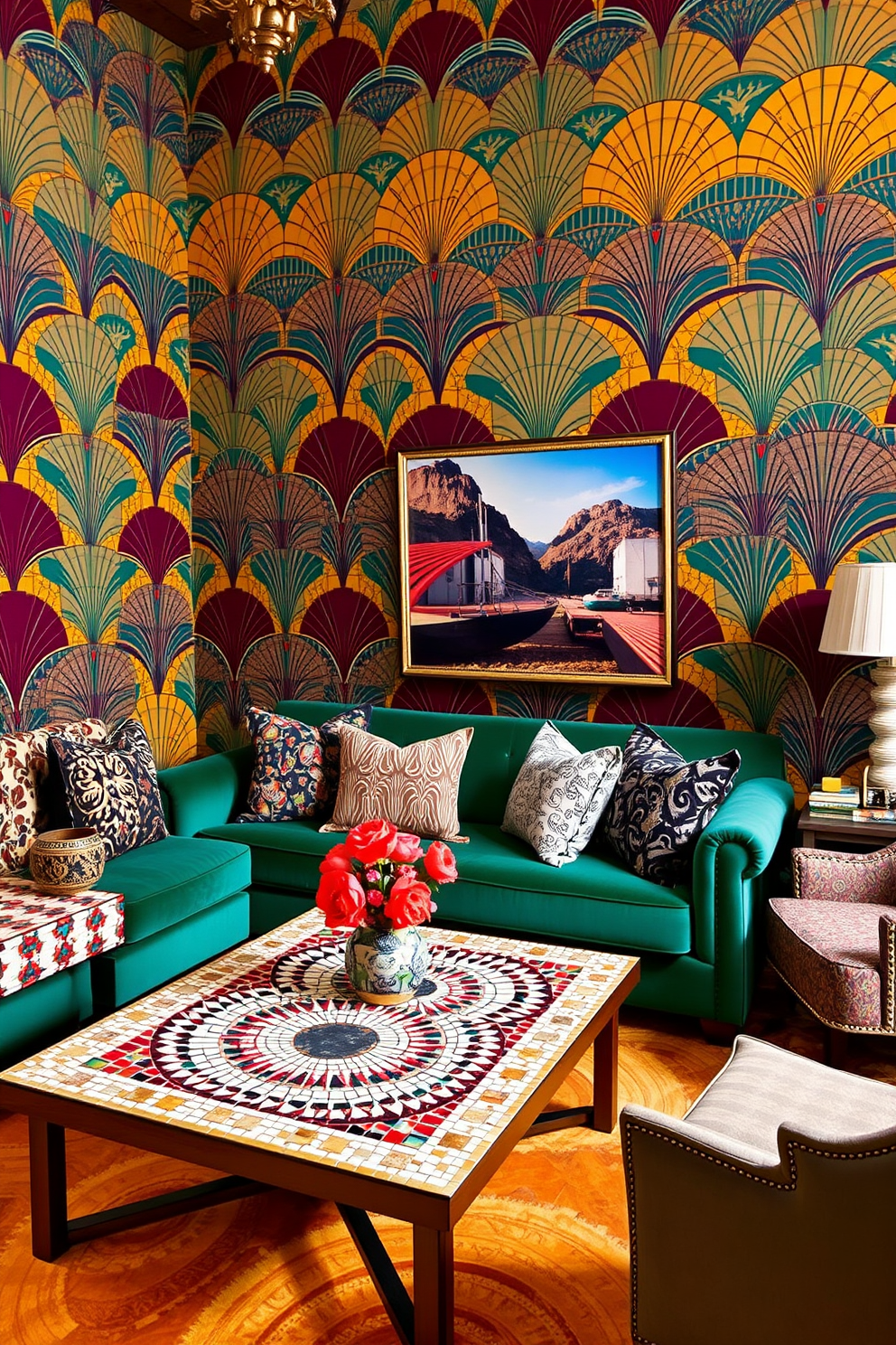 Art Deco Wallpaper Decorating Ideas 23