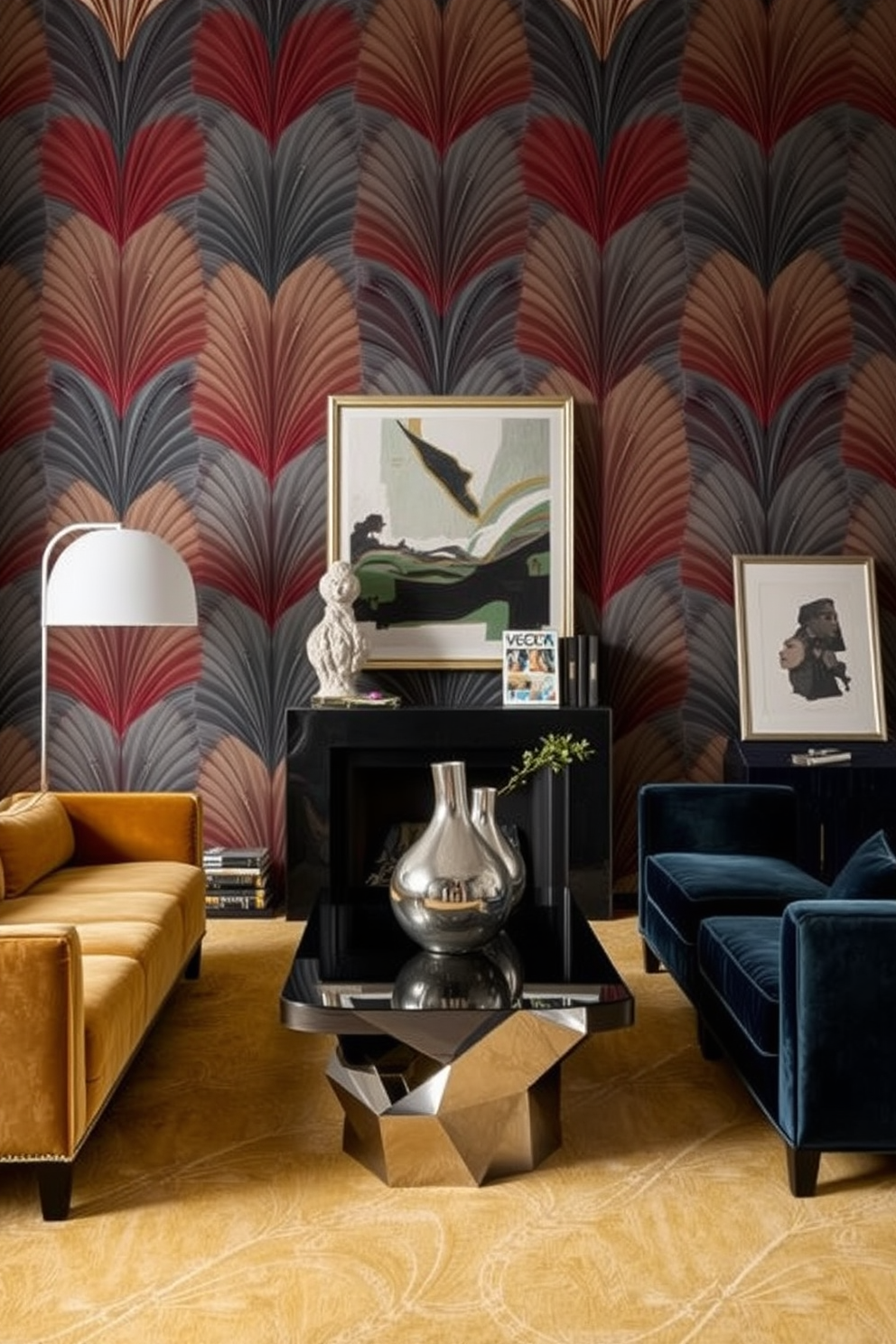 Art Deco Wallpaper Decorating Ideas 25