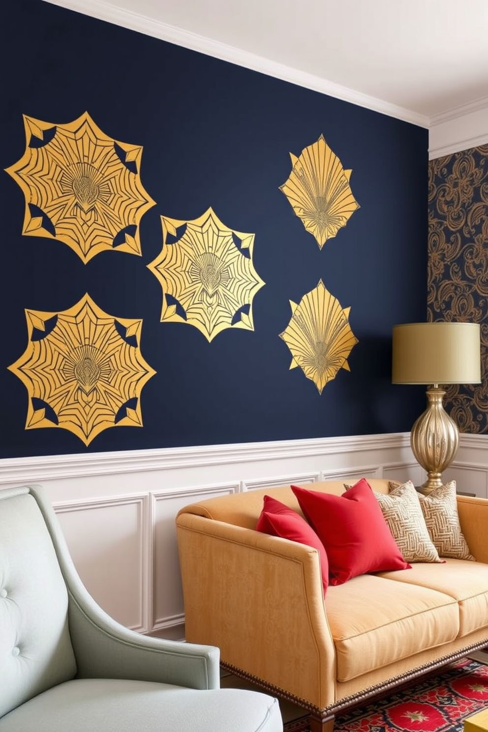 Art Deco Wallpaper Decorating Ideas 30