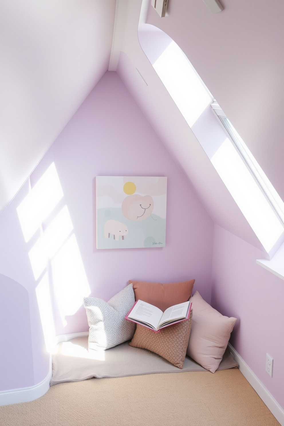 Attic Wall Painting Ideas 1