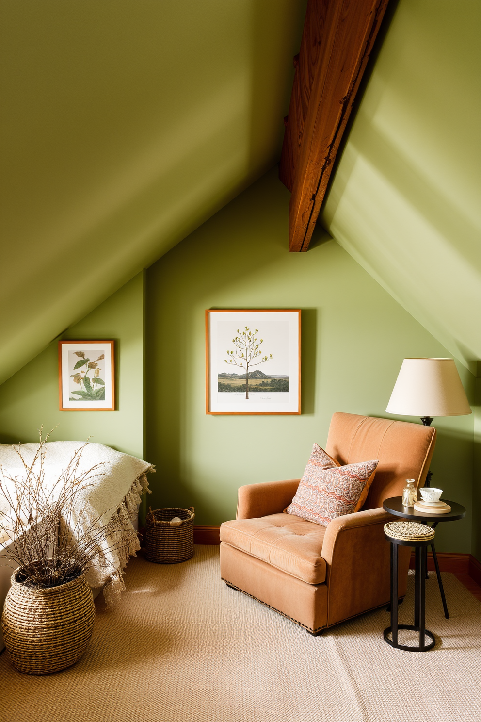 Attic Wall Painting Ideas 10