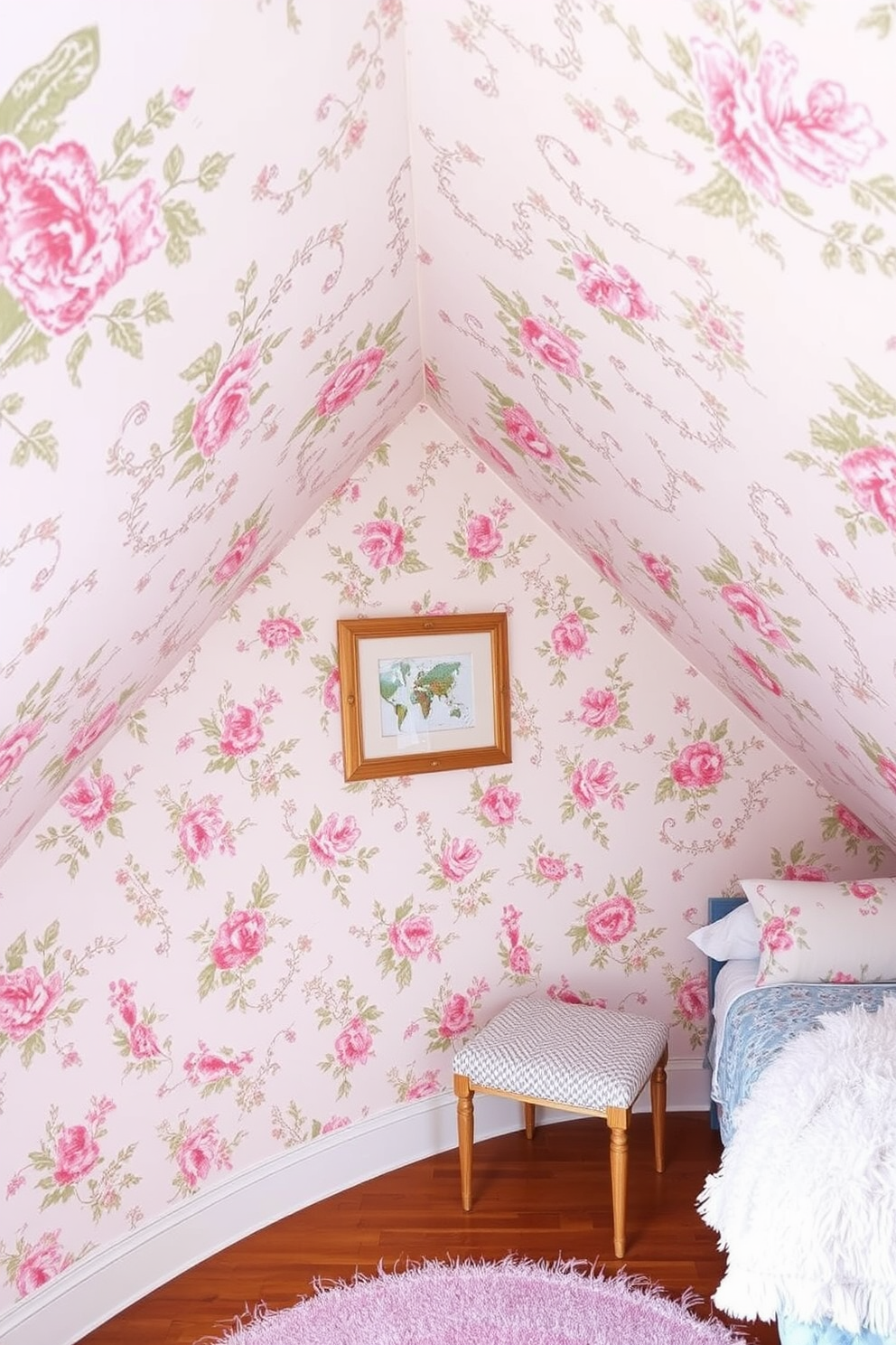 Attic Wall Painting Ideas 13