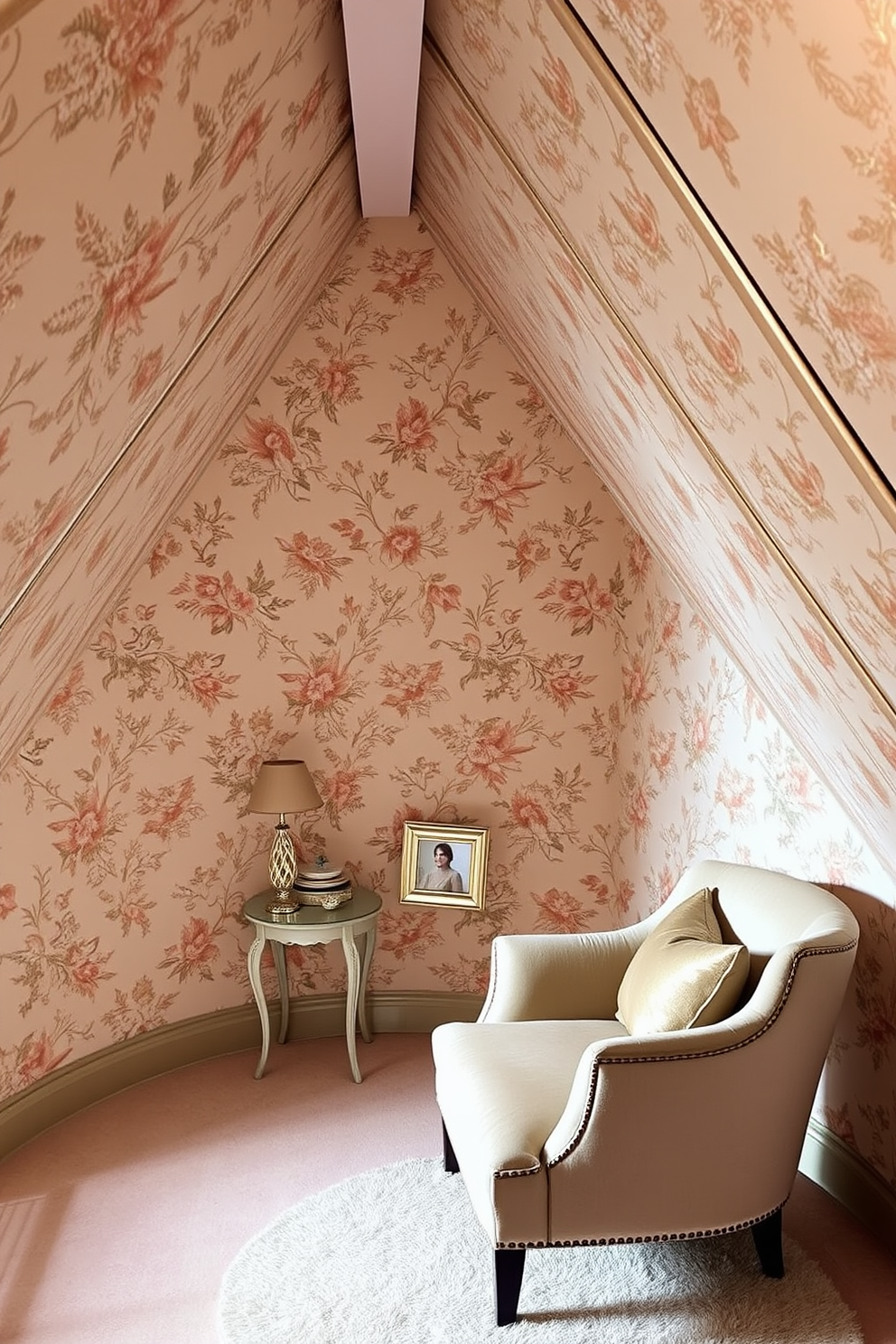 Attic Wallpaper Decorating Ideas 10